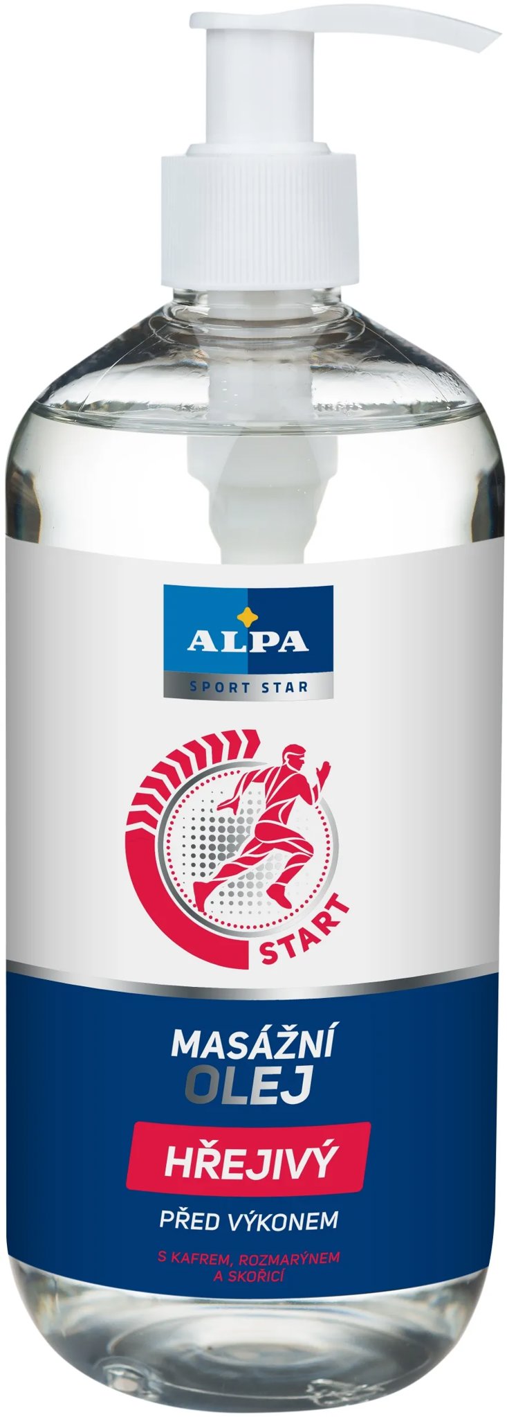 ALPA Masážny olej hrejivý 500 ml
