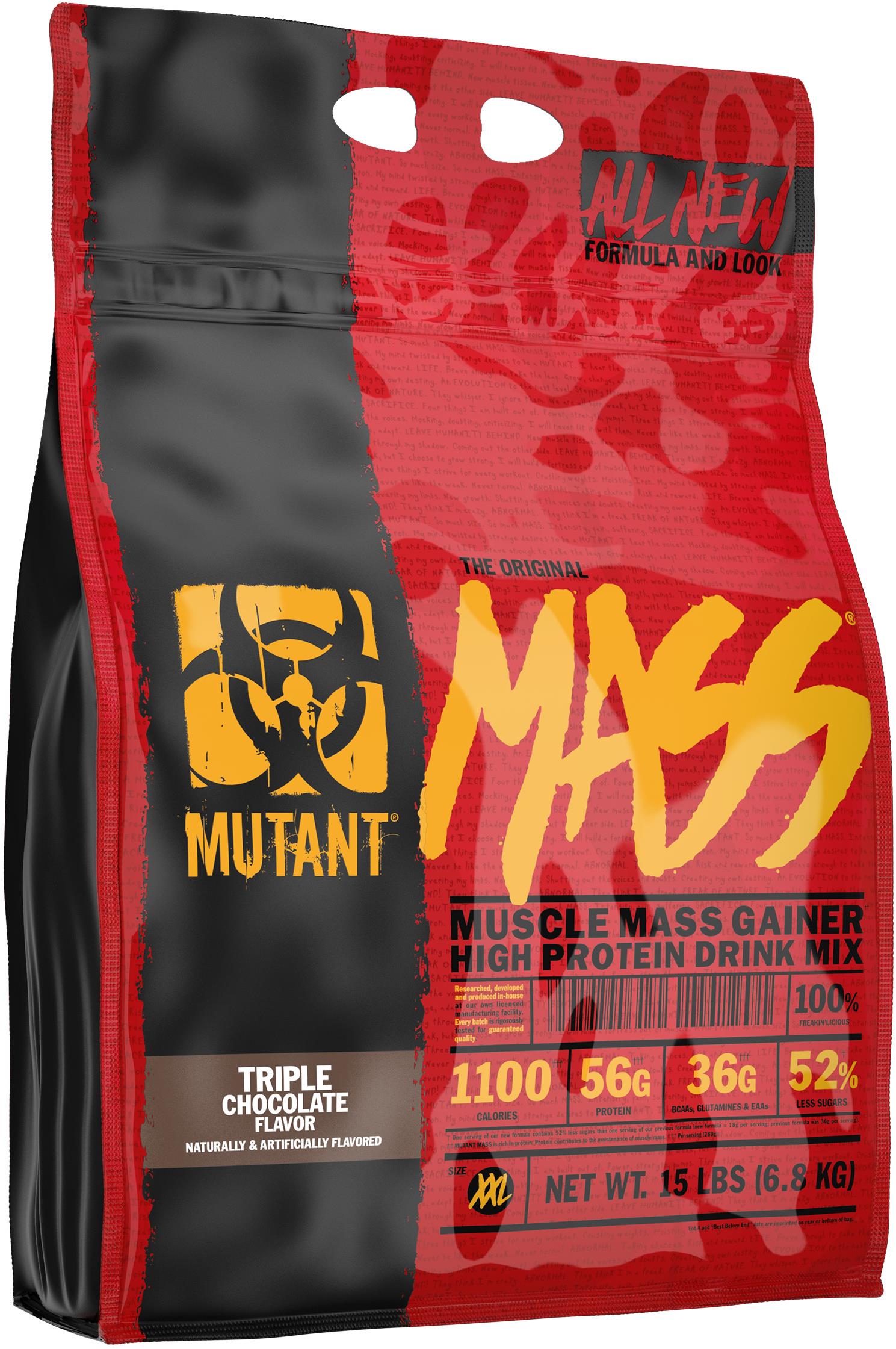 MUTANT Mass 6800 g, trojitá čokoláda