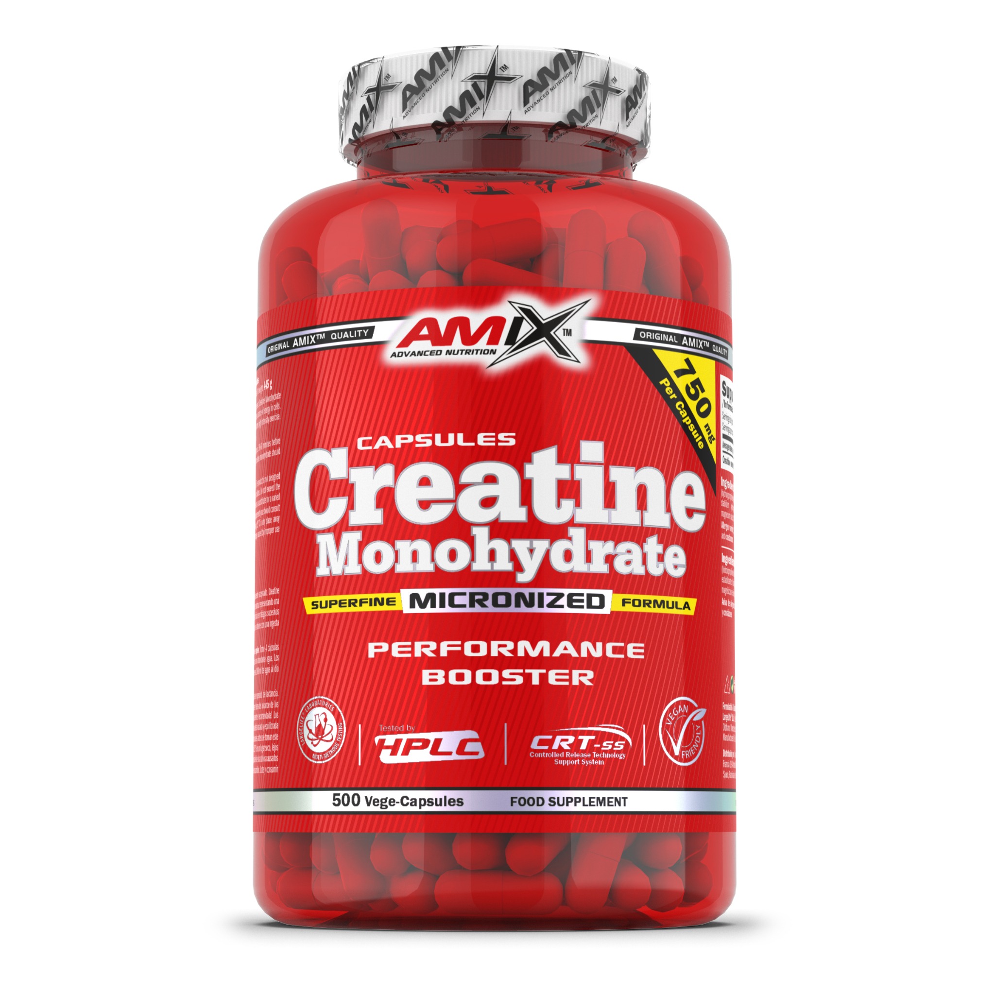 Amix Nutrition Creatine monohydrate, kapsuly, 500 kapsúl