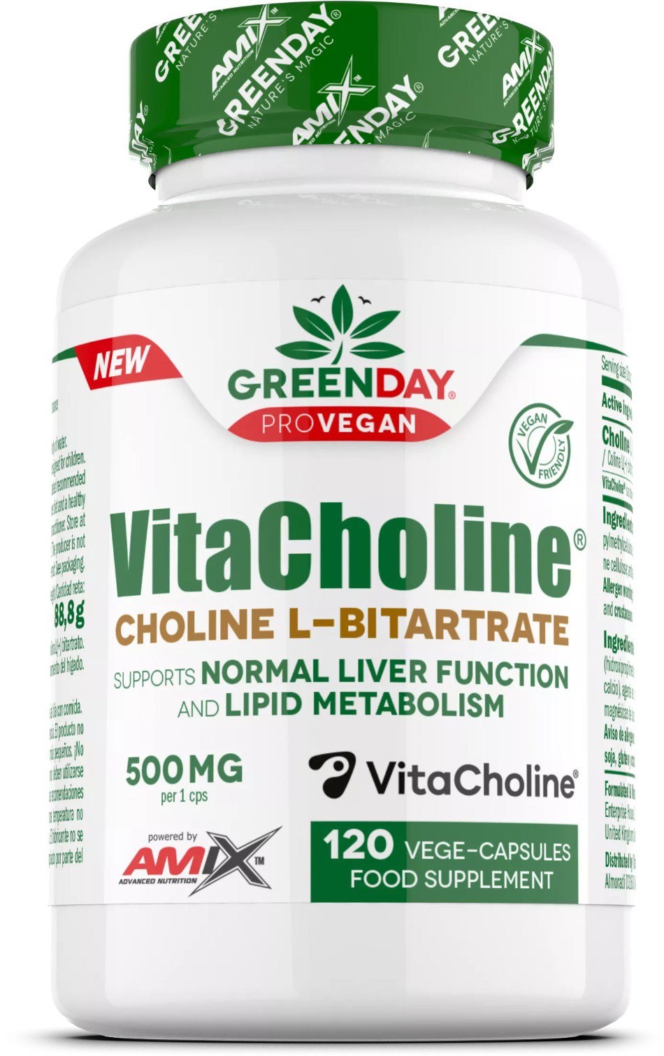 Amix Nutrition Choline Bitartrate VitaCholine 120 kapsúl