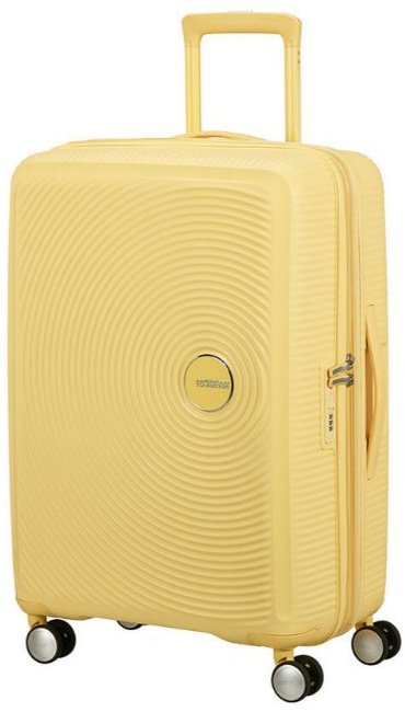 American Tourister Soundbox Spinner 67 EXP Pastel Yellow