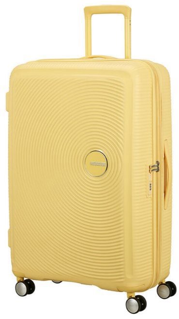 American Tourister Soundbox Spinner 77 EXP Pastel Yellow