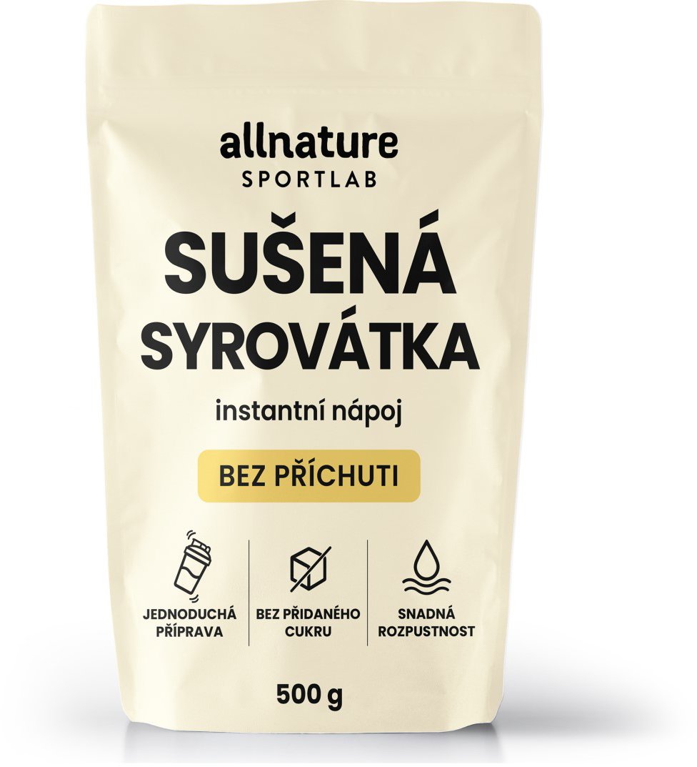 Allnature Sportlab Srvátka sušená 500 g