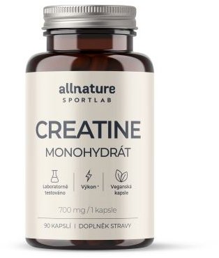 Allnature Sportlab Creatine monohydrát 90 cps