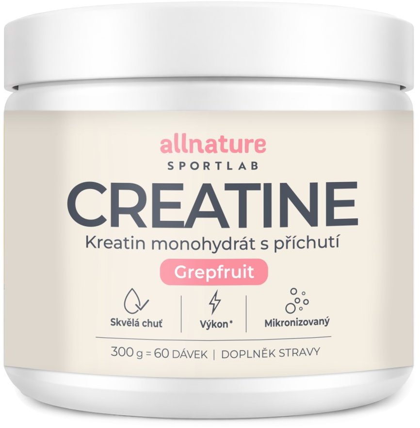 Allnature Sportlab Creatine monohydrát grep 300 g
