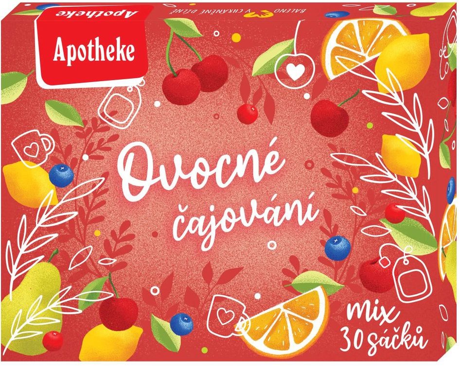Apotheke Darčeková kolekcia Ovocné čajovanie 30 vrecúšok