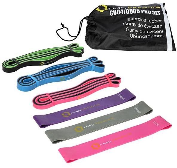 HMS PREMIUM GU04 GU06 PRO sada fitness gúm