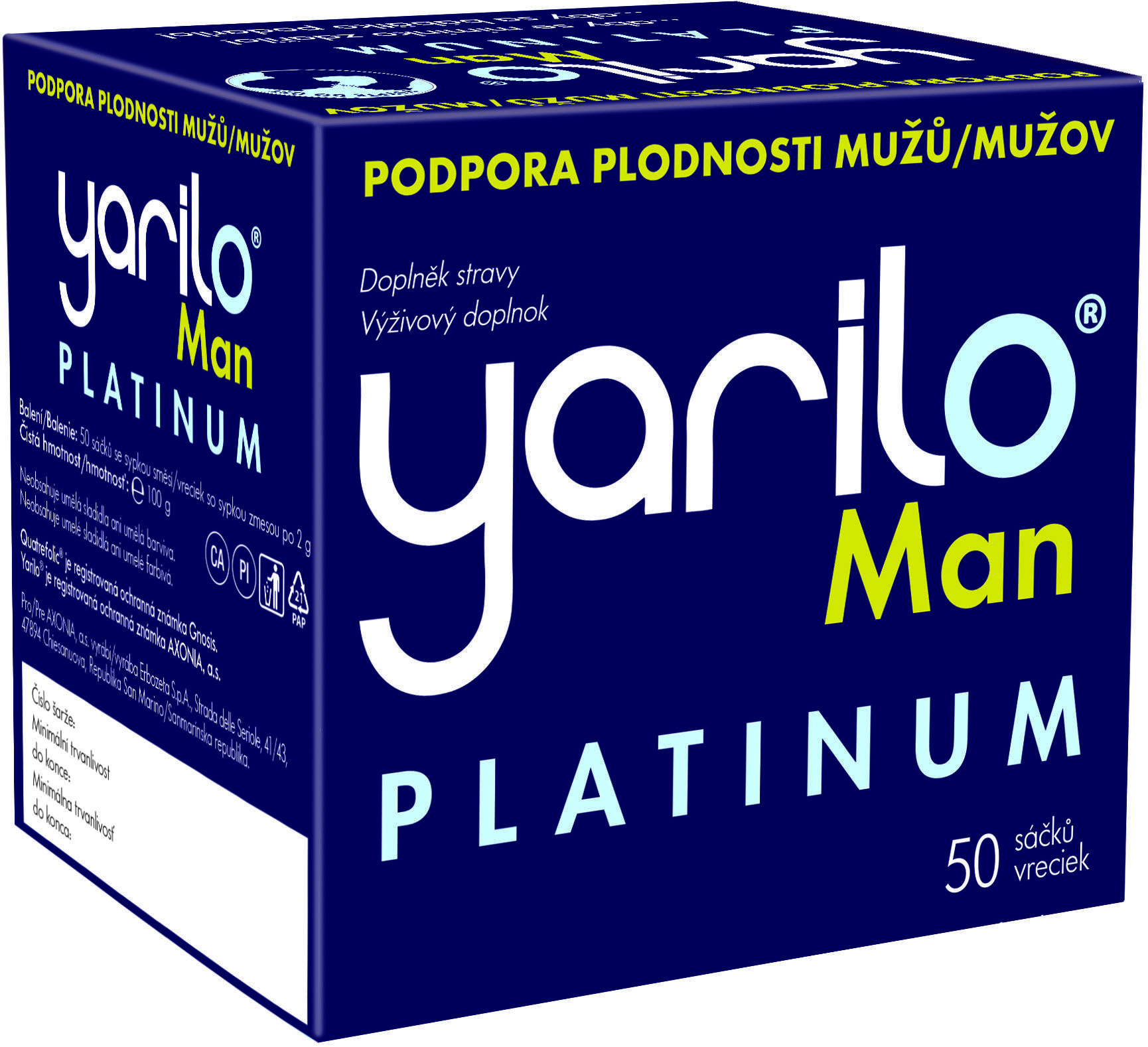 Yarilo Man Platinum 50 vreciek