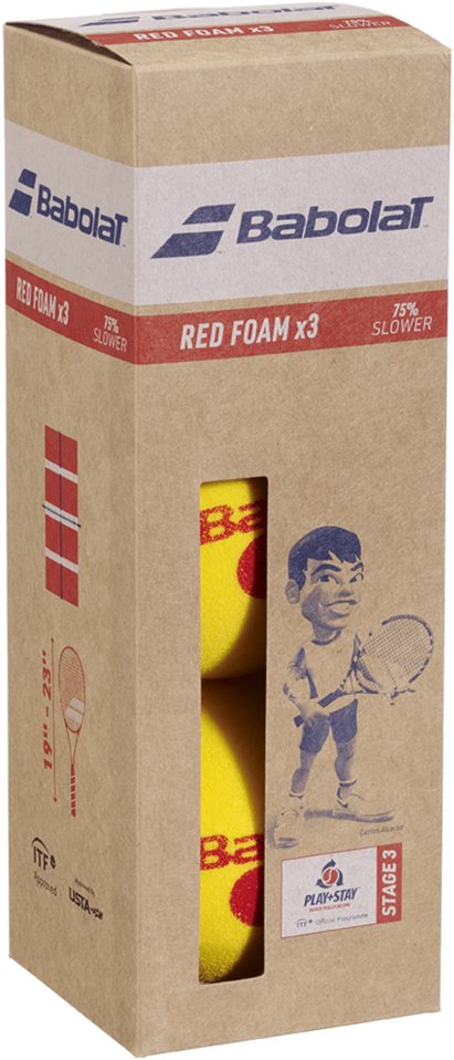 BABOLAT RED FOAM X 3