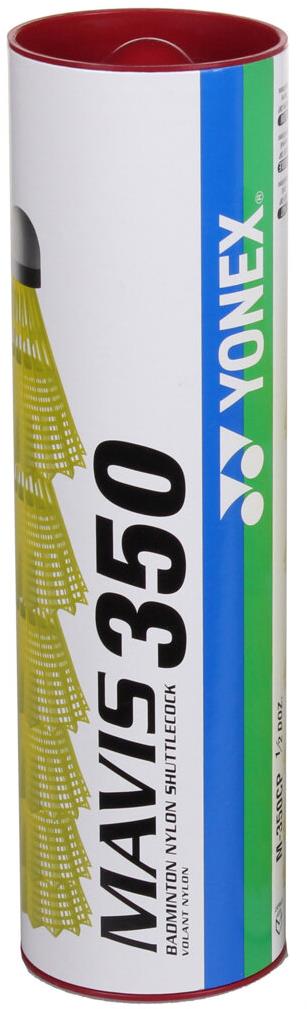 YONEX Multipack 2 ks Mavis 350, červený, tuba 6 ks