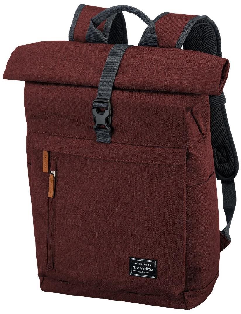Travelite Basics Roll-up Backpack Bordeaux