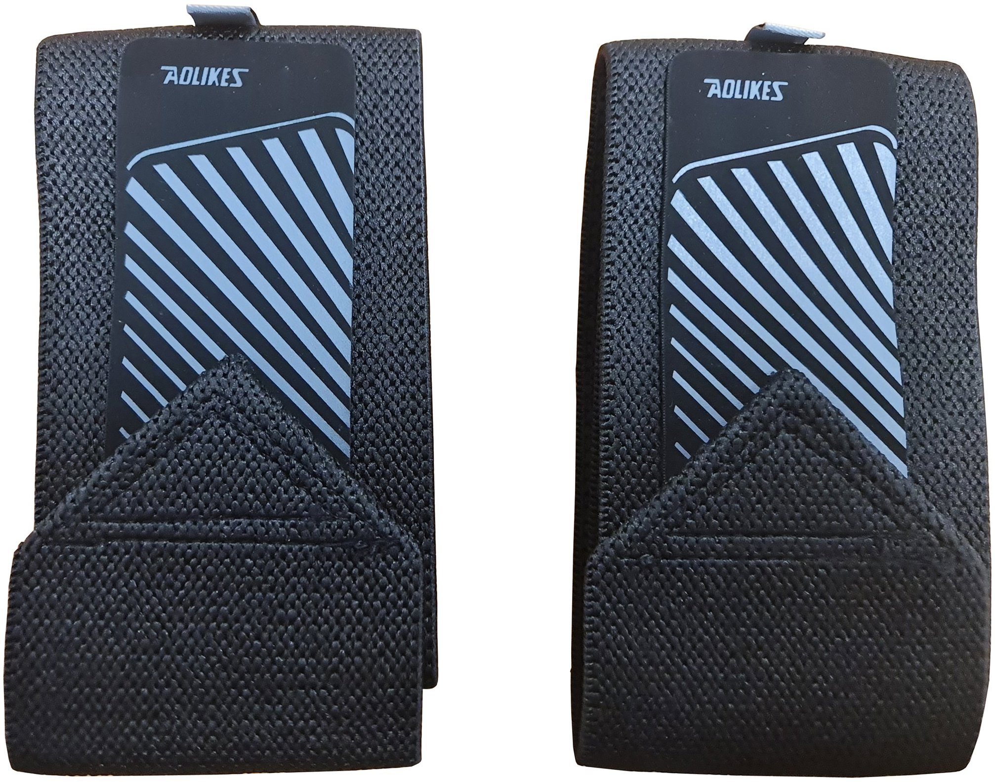 KUBIsport Zpevňovací bandáže na zápěstí pro bojové sporty a silové cvičení, černé
