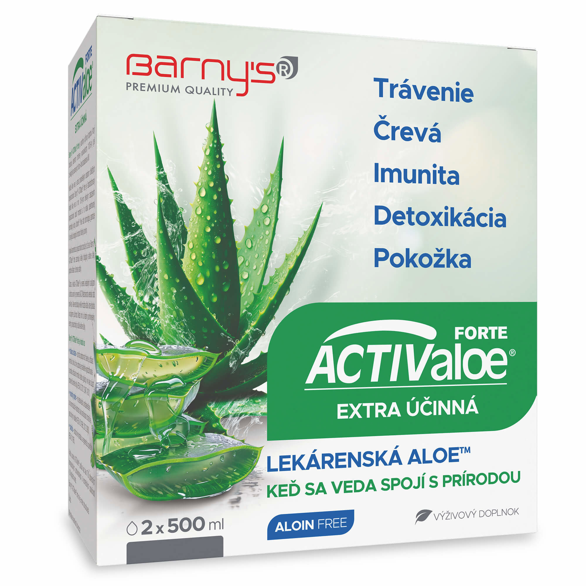 Barny's ActivAloe Forte 2× 500 ml