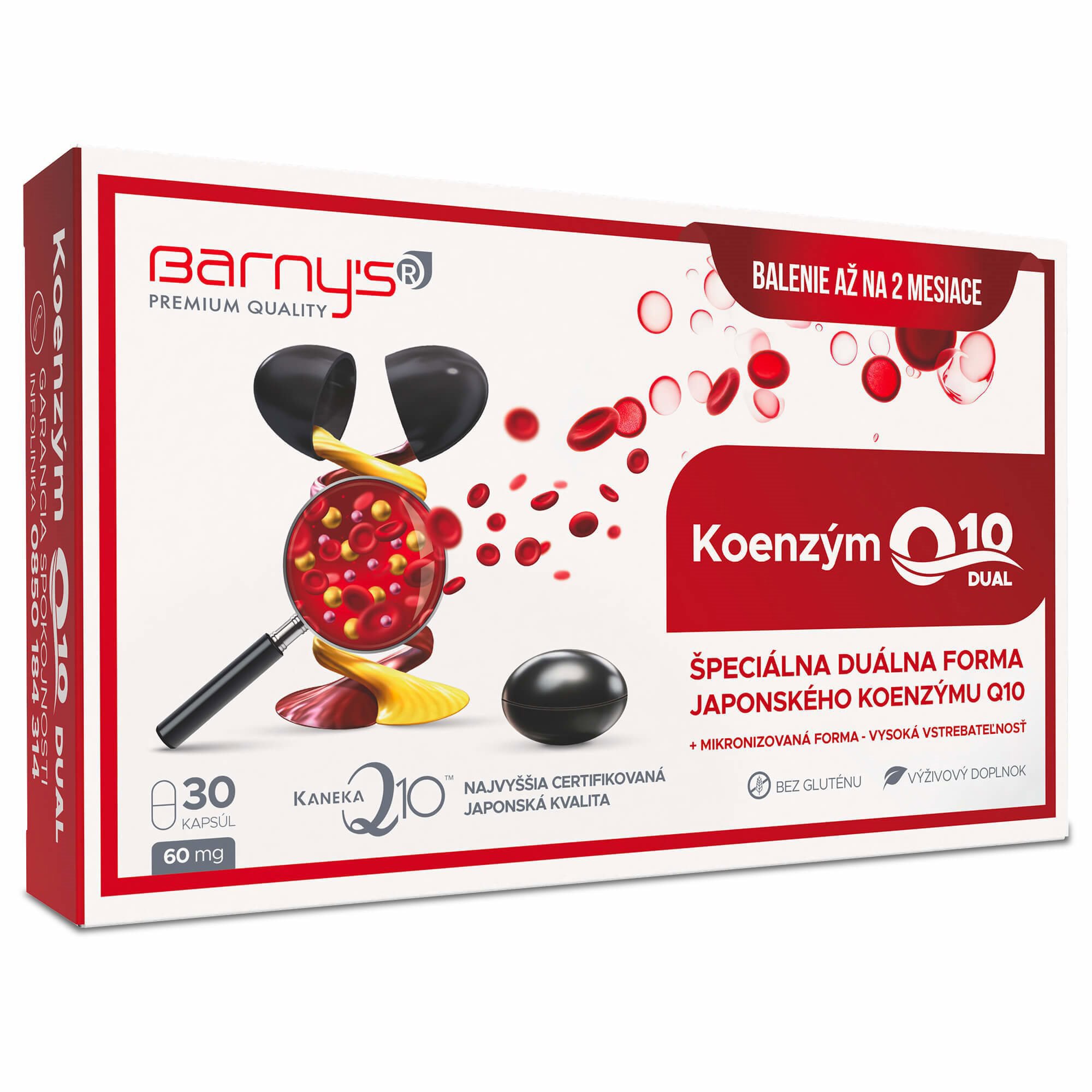 Barny's Koenzým Q10 dual 60 mg 30 kapsúl