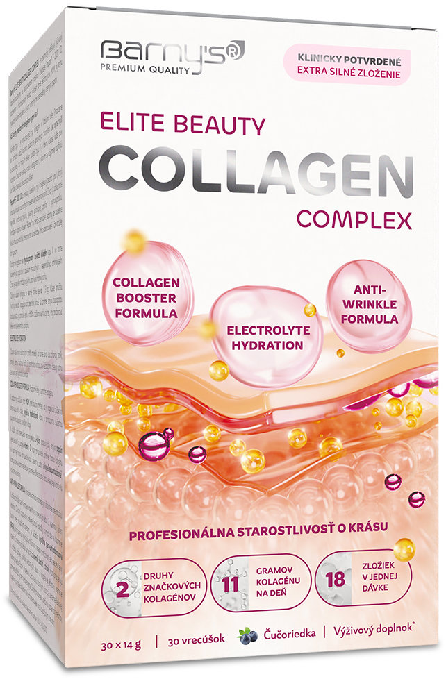 Barnys Elite Beauty Collagen Complex, 30 vreciek