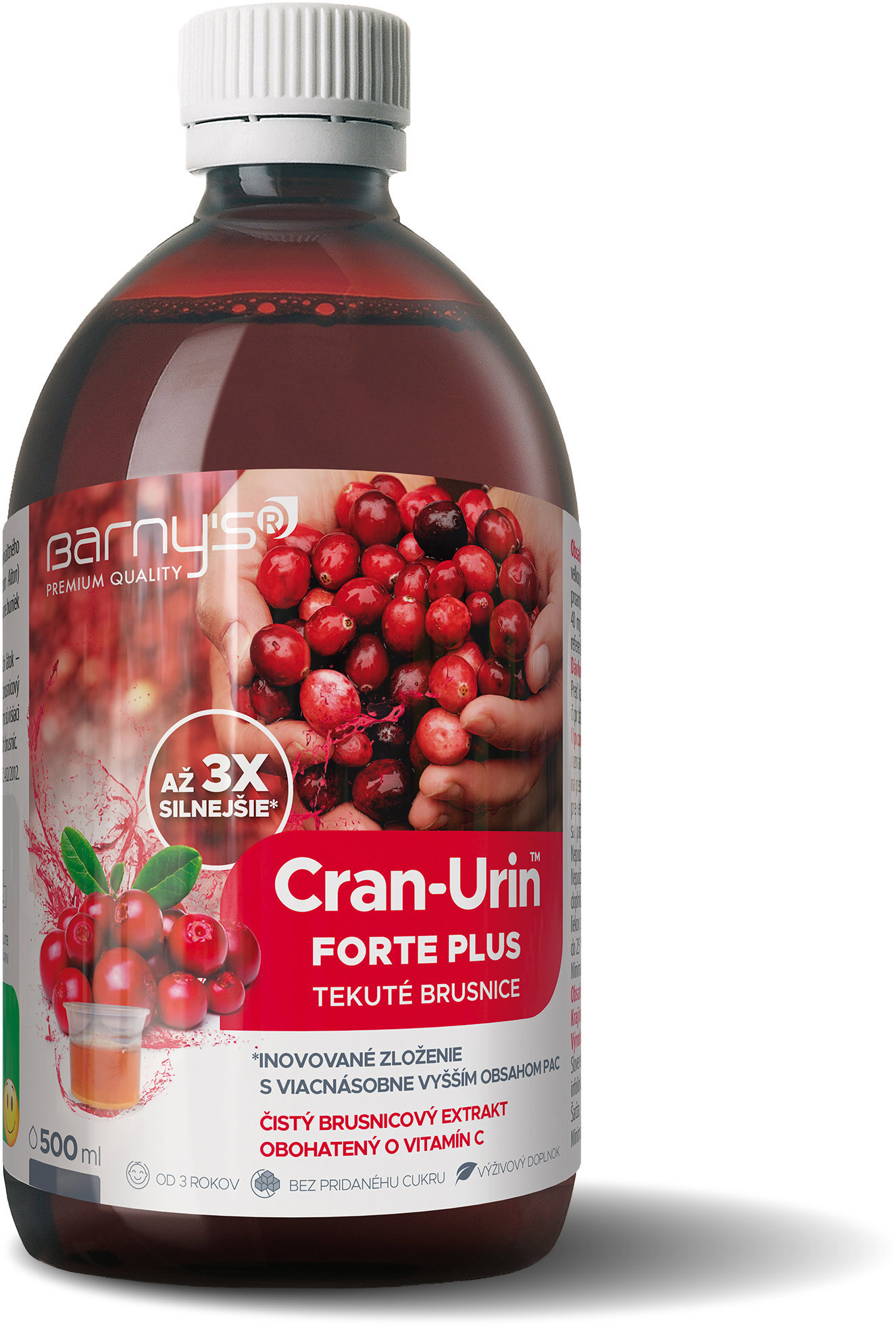 Barnys Cran-Urin Forte Plus PLUS 500 ml