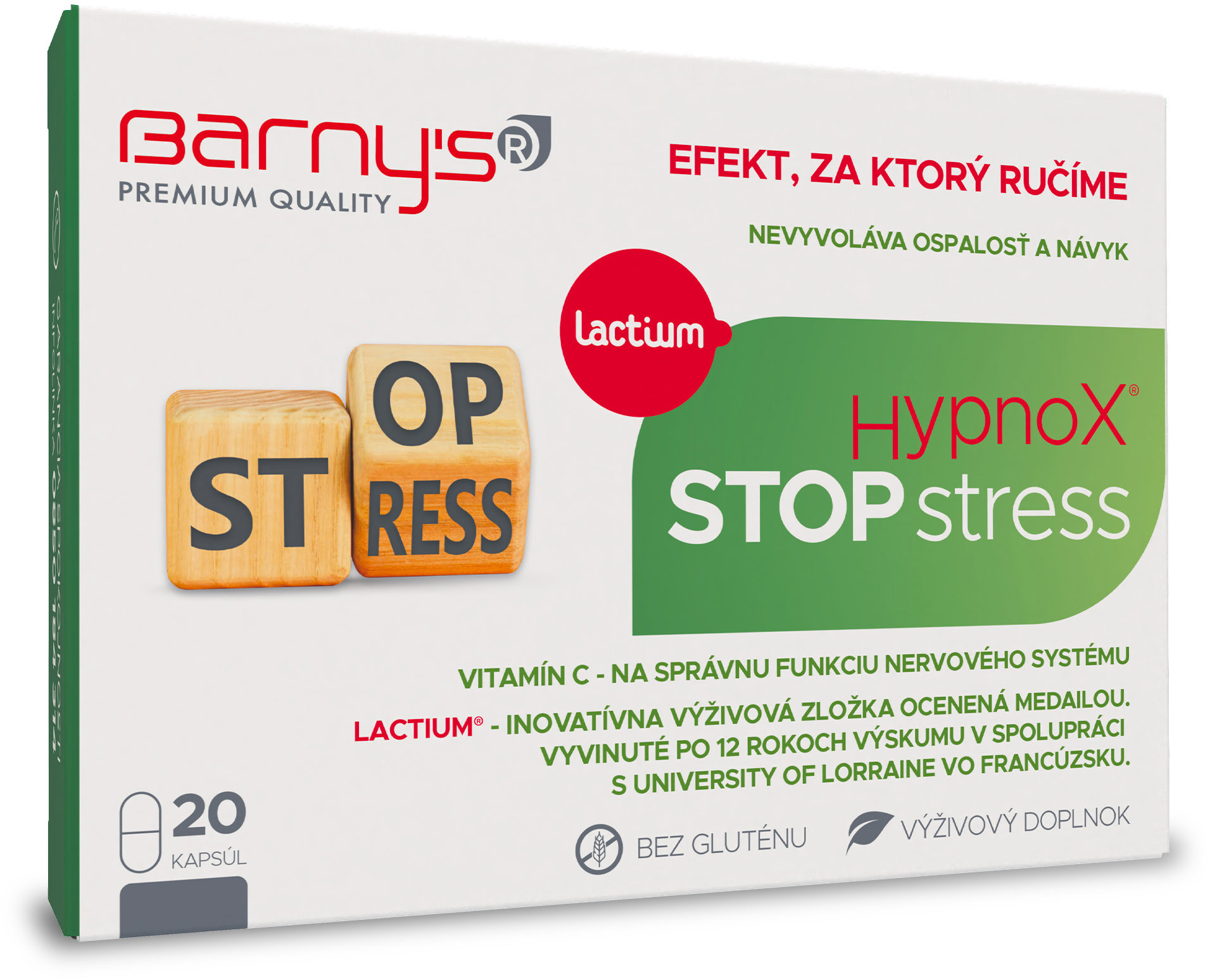Barnys Hypnox Stop Sress 20 kapsúl