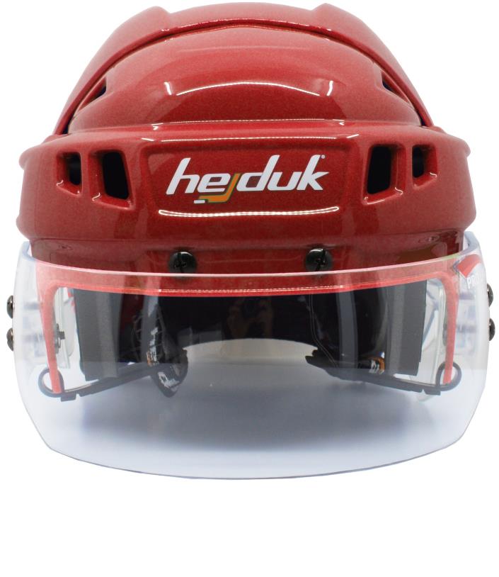 Hejduk XX + Plexi červená, Senior, S – M, 54 – 58 cm, Proline MHX