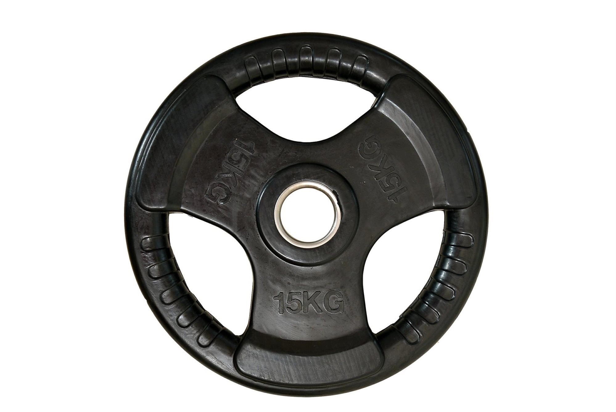 FitnessLine Kotouč olympijský pogumovaný 50 mm - 15 kg