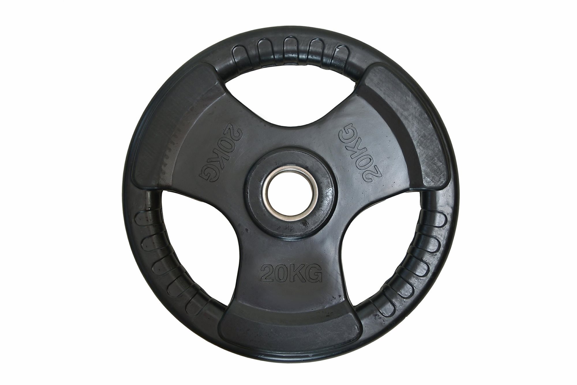 FitnessLine Kotouč olympijský pogumovaný 50 mm - 20 kg