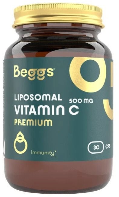 Beggs Liposomal Vitamín C 500 mg Premium 30 kapsúl