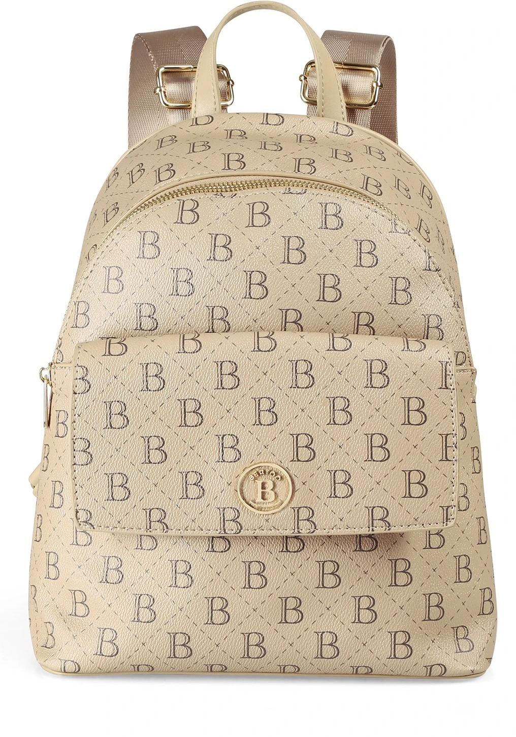 BERTOO Batoh Alessia beige logo