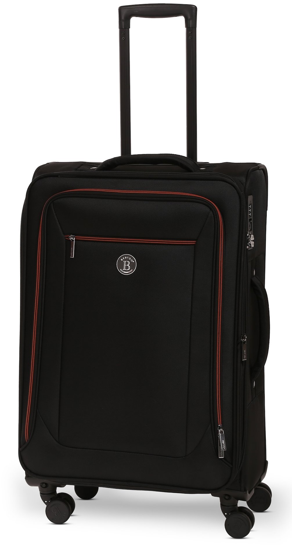 BERTOO Cestovný kufor Modena, čierny 64 – 76 l