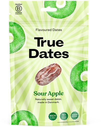 True Dates Datle s príchuťou kyslé jablko 100 g