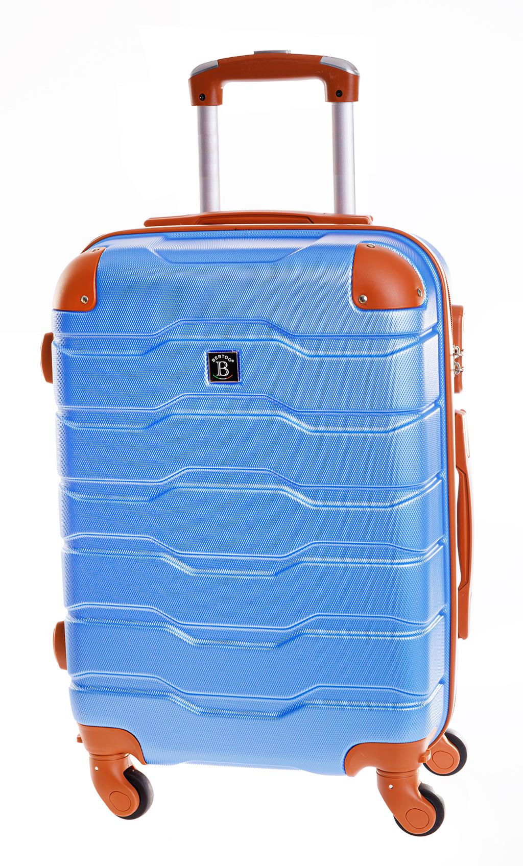 BERTOO cestovný kufor BERTOO Firenze – modrý 63 l
