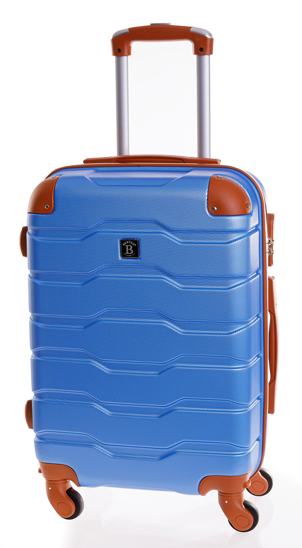 BERTOO kabínový kufor BERTOO Firenze – modrý 38 l