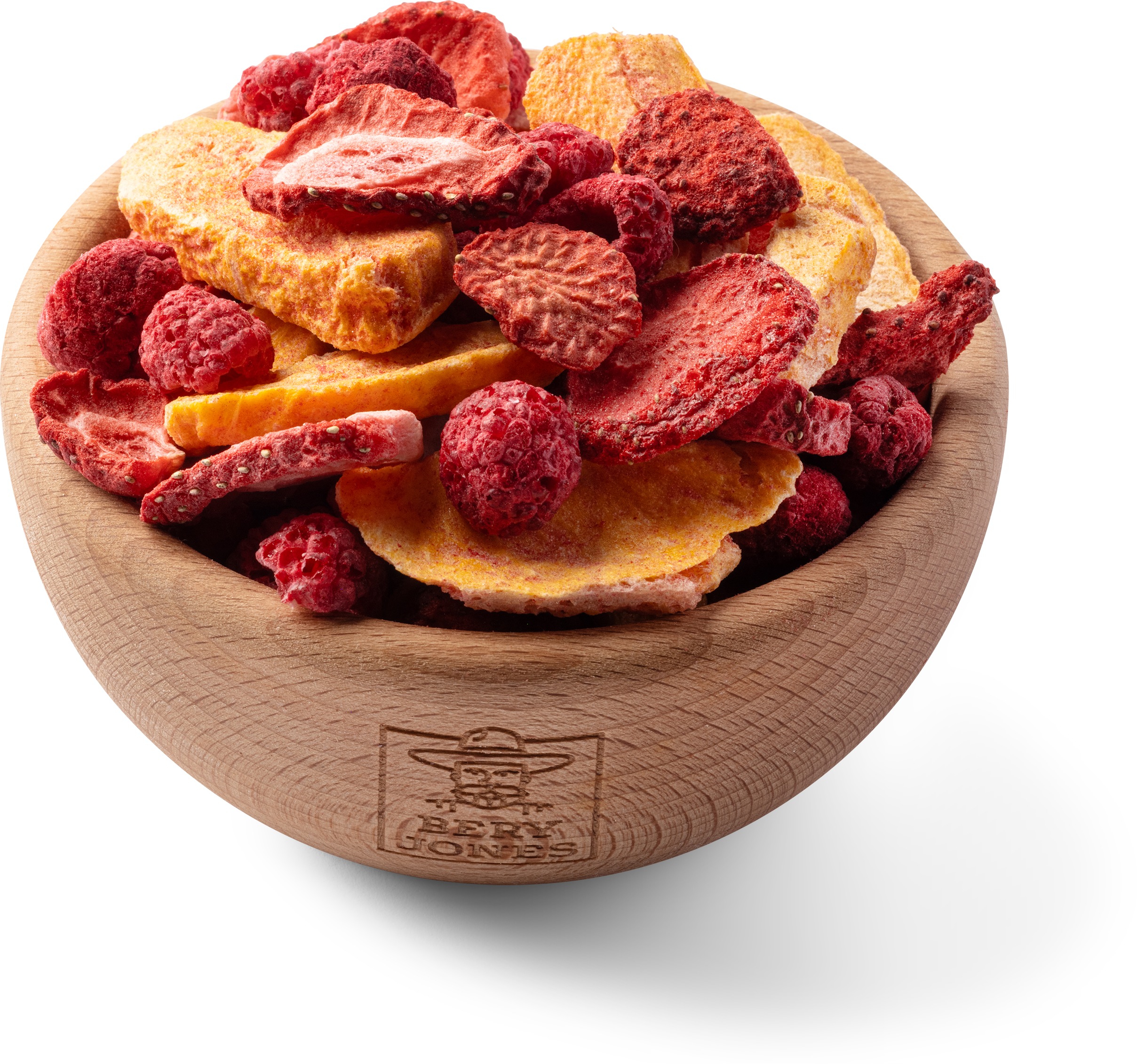 Bery Jones Zmes lyofilizovaného ovocia – jahoda, malina a mango 90 g