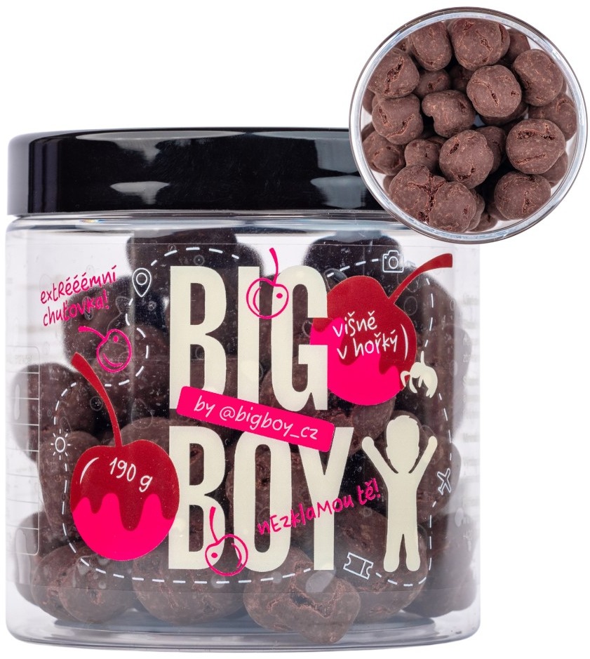 BIG BOY Višne v tmavej čokoláde 160 g by @kamilasikl