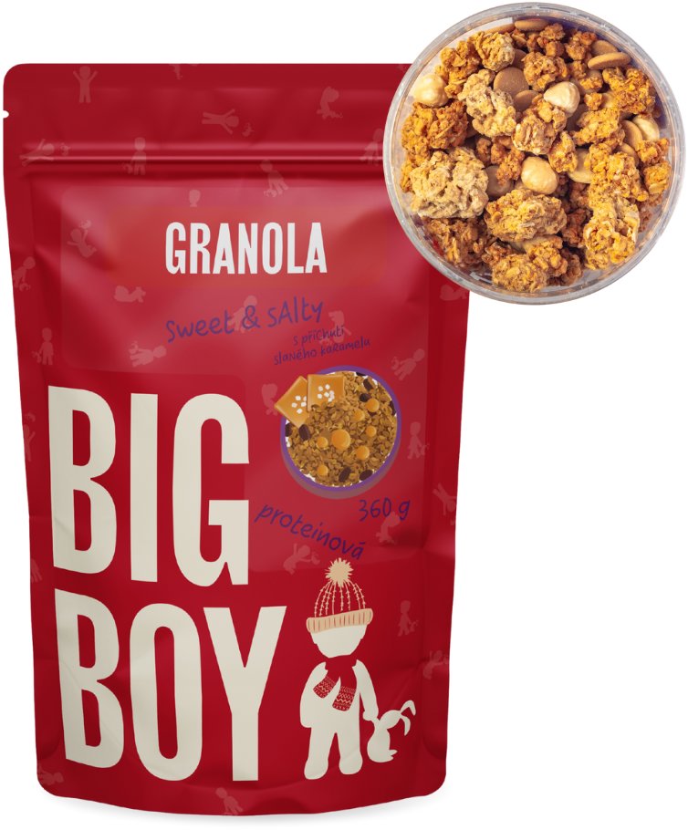 Big Boy Proteínová granola Sweet And Salty 360 g