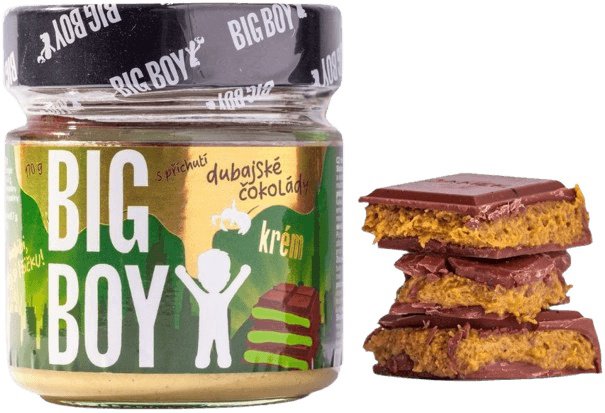 BIG BOY Pistáciový krém s príchuťou dubajskej čokolády 170 g