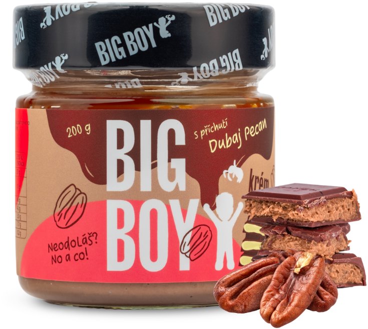 BIG BOY Pekanový krém s príchuťou dubajskej čokolády 200 g