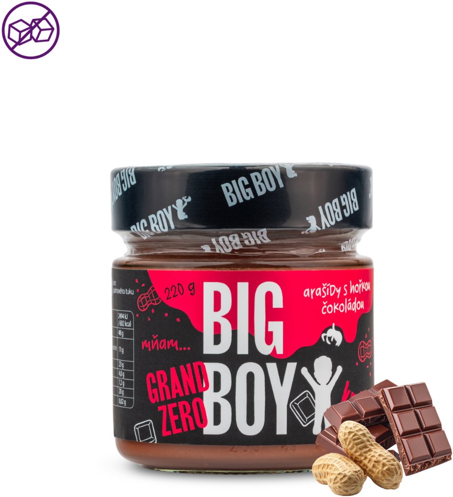 BIG BOY Grand zero s horkou čokoládou 220 g