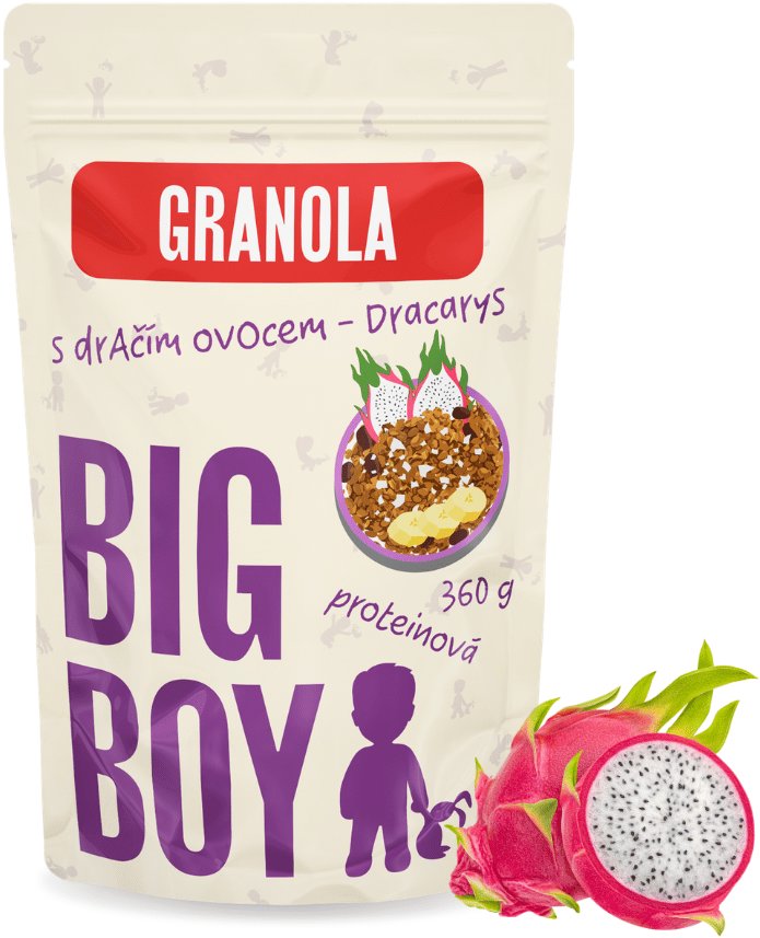 BIG BOY Proteínová granola s dračím ovocím 360 g