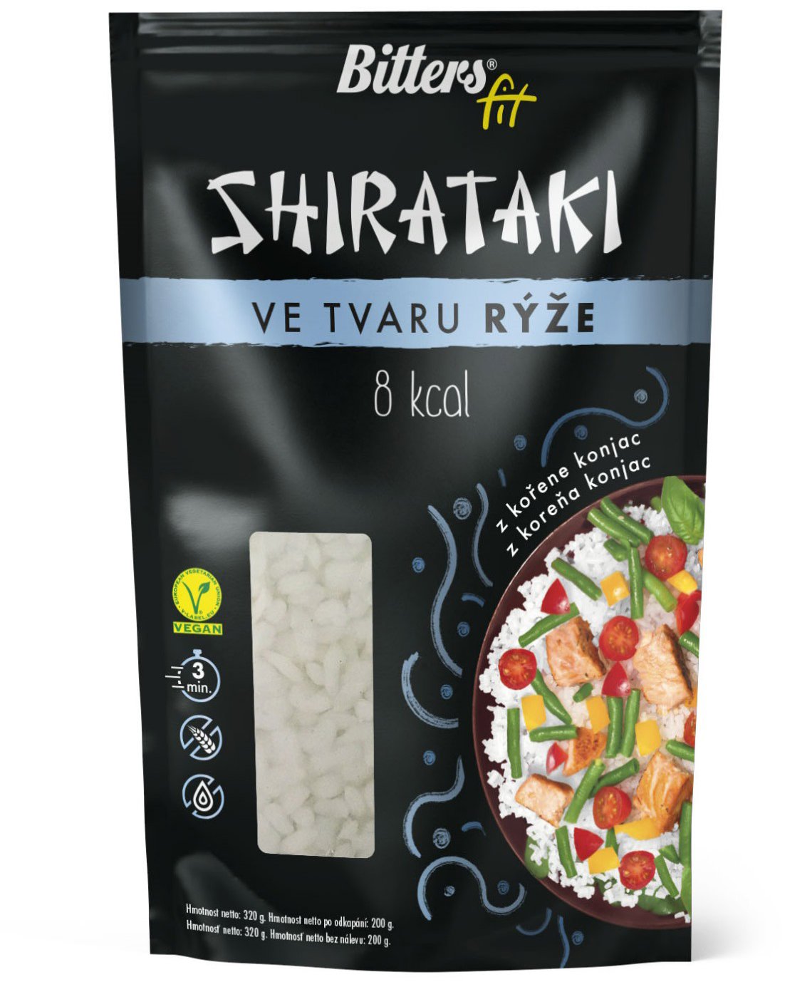 Bitters Shirataki FIT ryža 280 g