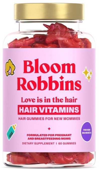 Bloom Robbins Love is in the Hair pre mamičky, 60 gummies
