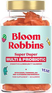 Bloom Robbins Probiotiká s vitamínmi na zlepšenie trávenia, 60 gummies