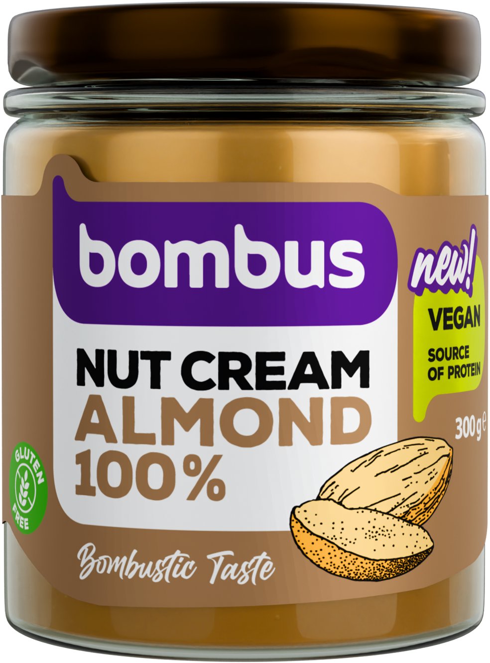 BOMBUS Nuts Cream 300 g Almond 100%