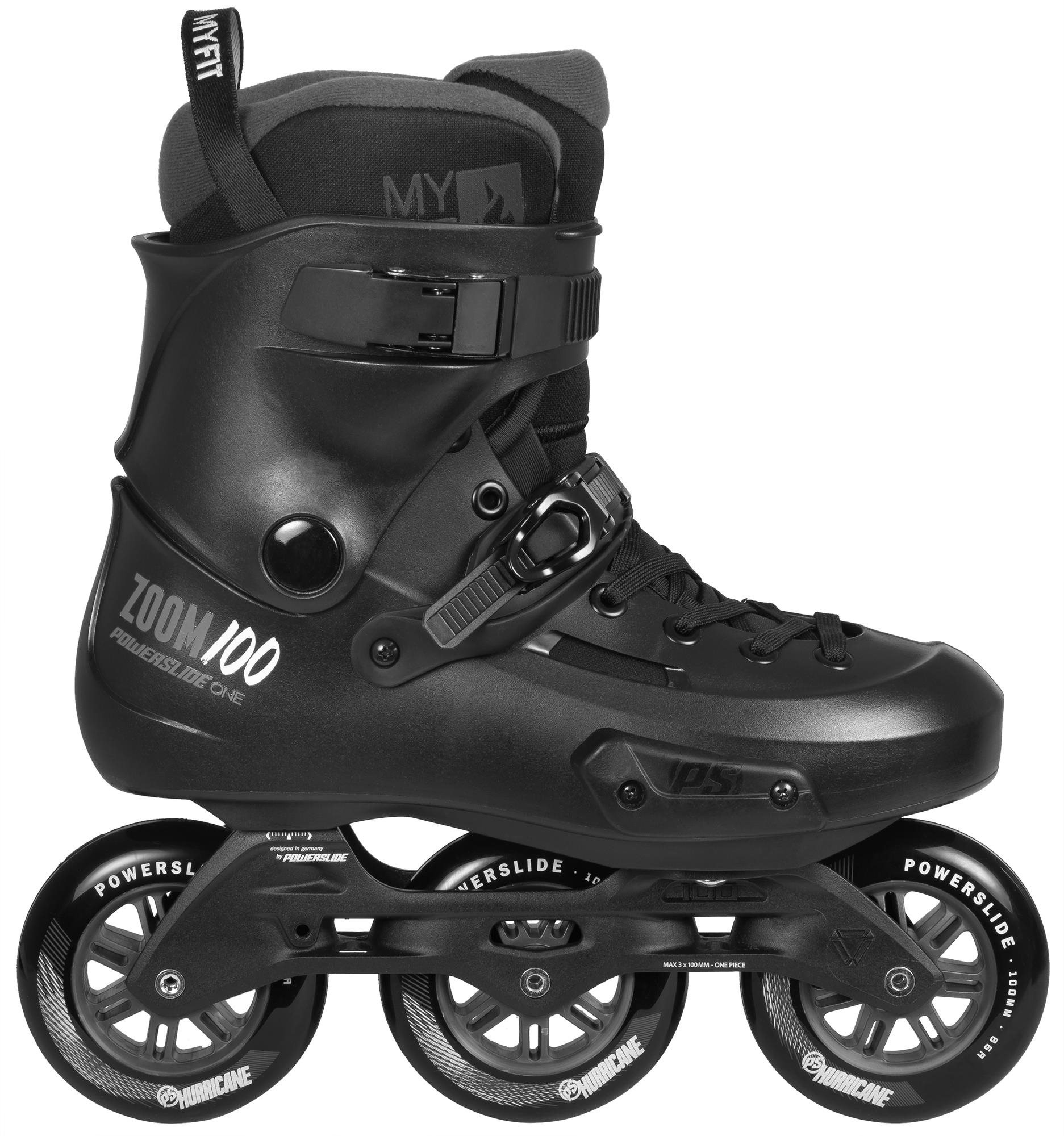 Powerslide Zoom Pro Black 100 Trinity, 37 – 38