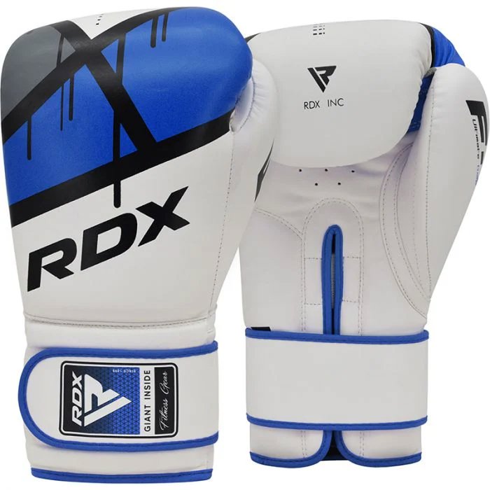 RDX Boxerské rukavice F7 Ego modré 16 oz