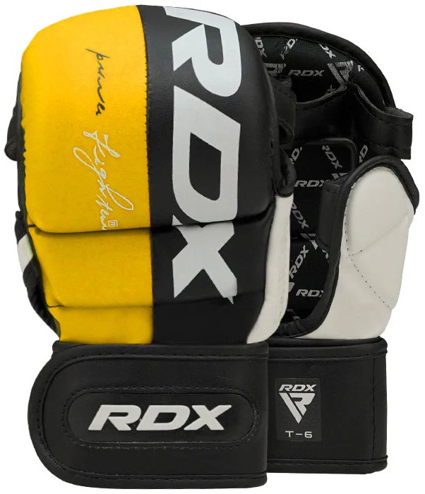 RDX Sparring rukavice T6 MMA Žlté M