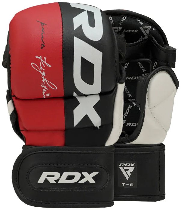 RDX Sparring rukavice T6 REX MMA červené L
