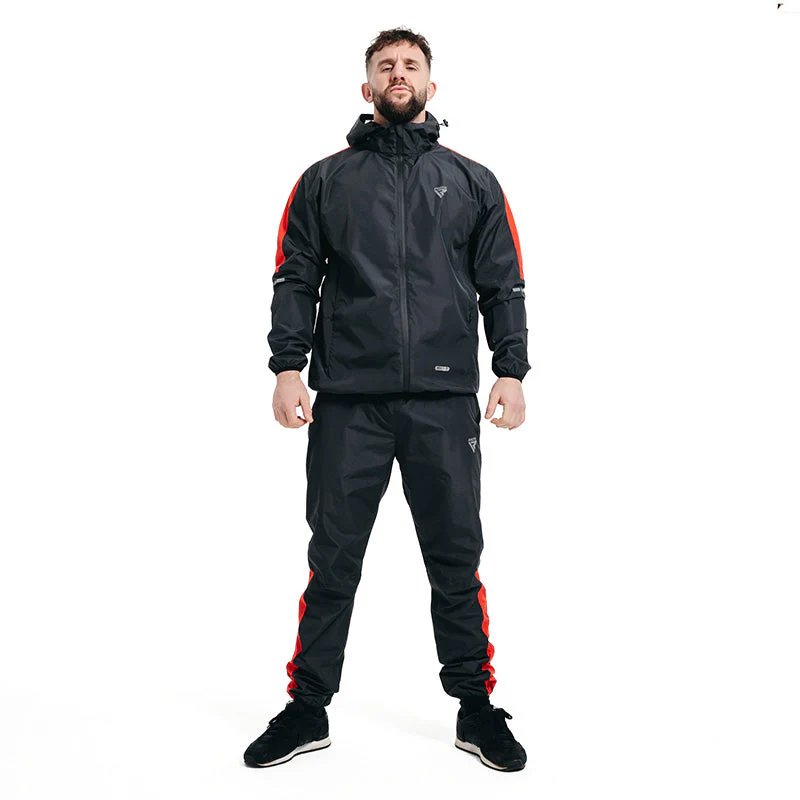 RDX Saunový oblek SAUNA SUIT H1, červený 2XL
