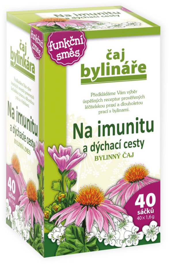 Čaj bylinára Na imunitu a dýchacie cesty 40× 1,6 g