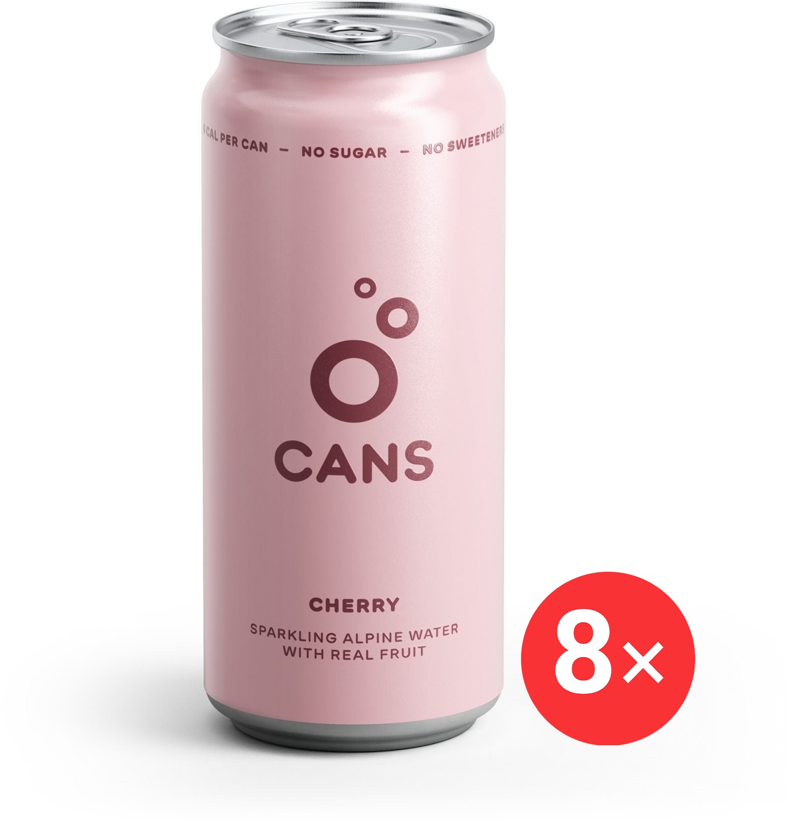 CANS s příchutí višně a třešně, 8 x 330 ml