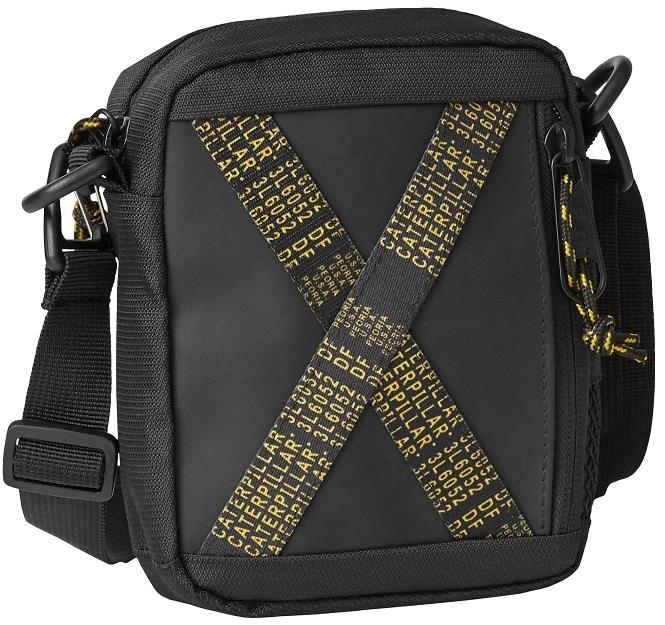 CAT Crossbody taška Signature čierna