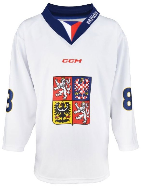 CCM Reprezentačný dres biely Pastrňák XL